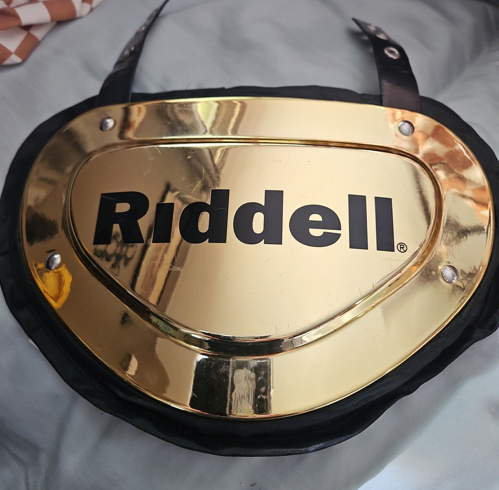 Riddell Men's Gold Back Plate Accessory